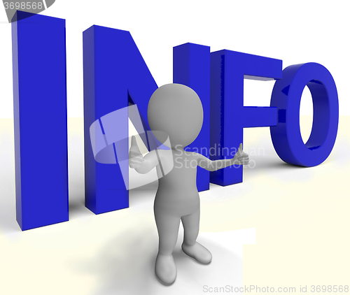 Image of Info Letters Shows Information Knowledge And Support
