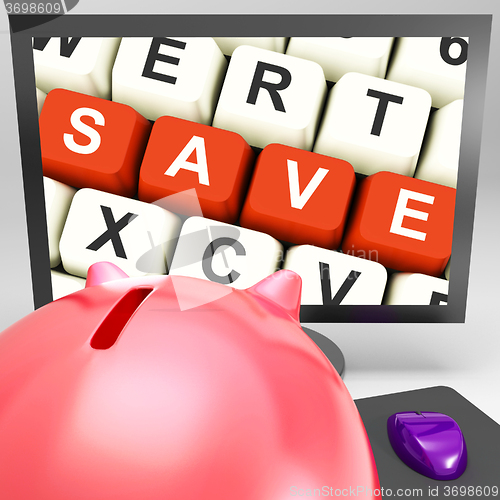 Image of Save Keys On Monitor Shows Retails