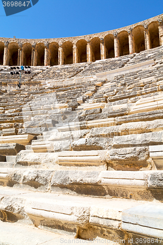Image of sky in turkey europe aspendos the 