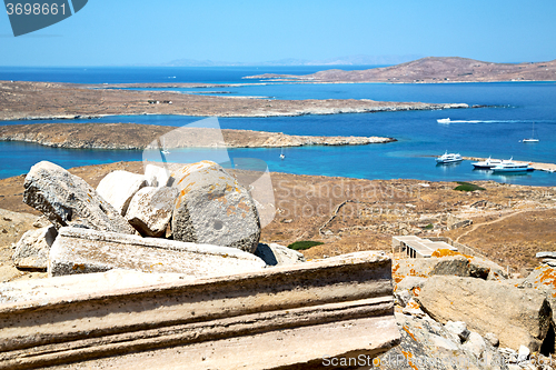 Image of famous   in delos  