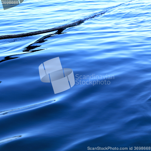 Image of thailand in water  kho tao bay abstract rope