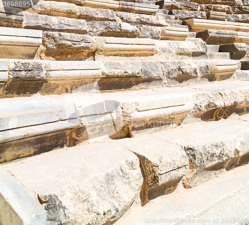 Image of sky in turkey europe aspendos the old theatre abstract texture o