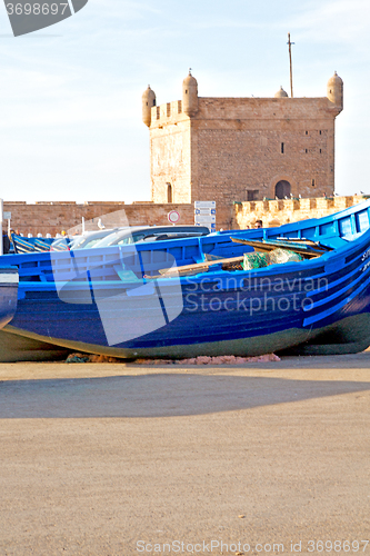 Image of boat   in   africa   harbor wood    and  abstract  