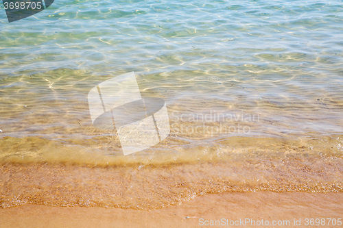 Image of flow foam and froth in the sea     