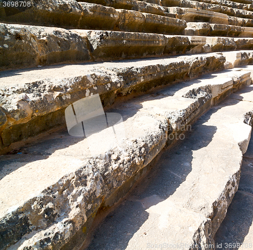 Image of in turkey europe aspendos the old theatre abstract texture of st