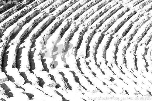Image of in turkey europe aspendos the old theatre abstract texture of st