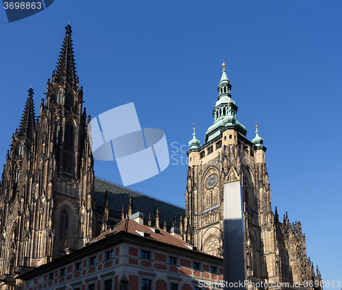 Image of st. vitus cathedral in prague czech republic 