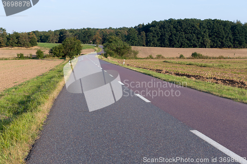 Image of landscape of ground road