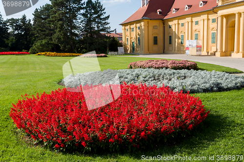 Image of Lednice Castle in South Moravia in the Czech Republic