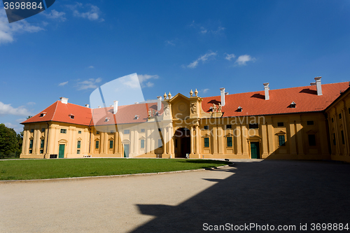 Image of Lednice Castle in South Moravia in the Czech Republic