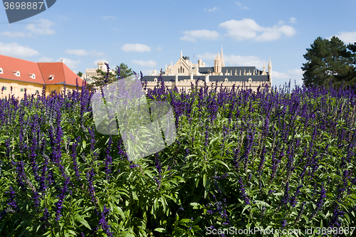 Image of Lednice Castle in South Moravia in the Czech Republic