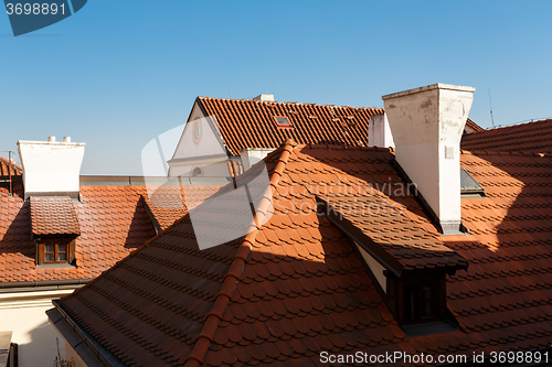 Image of Prague red roof