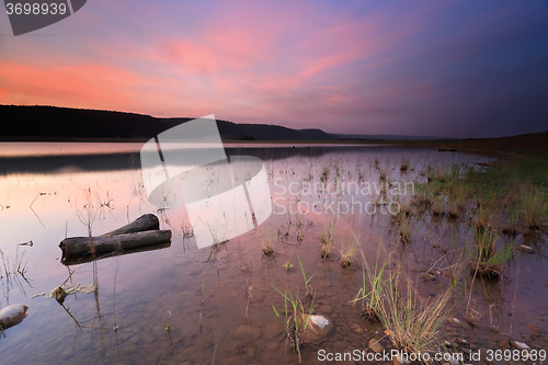 Image of Sunset at Lake Burralow