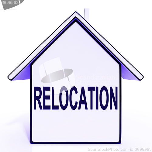 Image of Relocation House Means New Residency Or Address