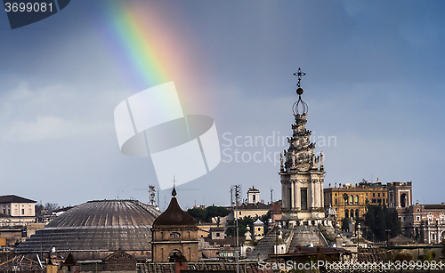 Image of Rainbow over Rome