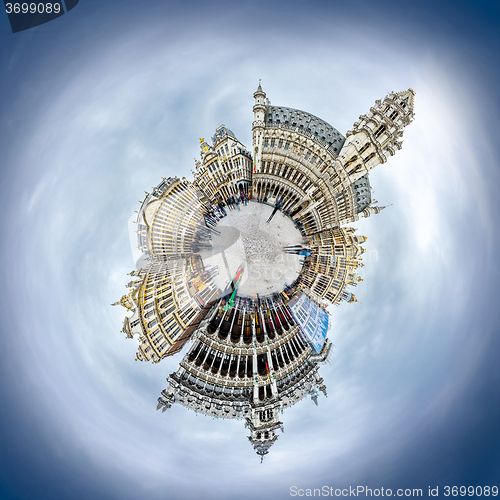 Image of Brussels grand place panorama
