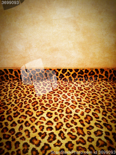 Image of Retro leopard background