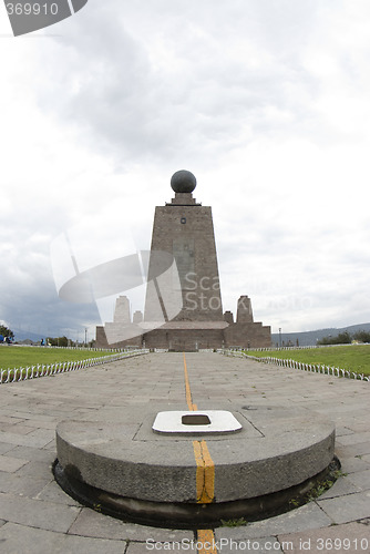 Image of mitad del mundo equator ecuador