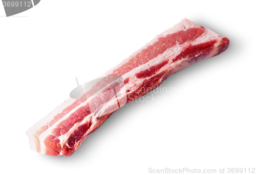 Image of Severed strips of bacon rotated