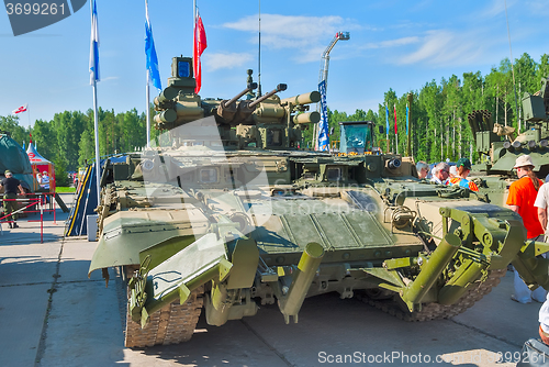 Image of Tank Support Fighting Vehicle Terminator. Russia