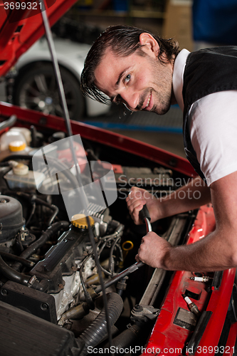 Image of Auto mechanic portrait