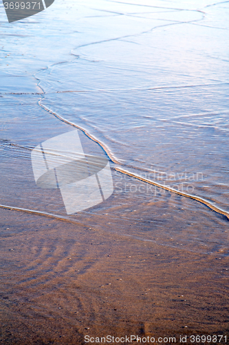 Image of dune morocco   africa blue atlantic ocean