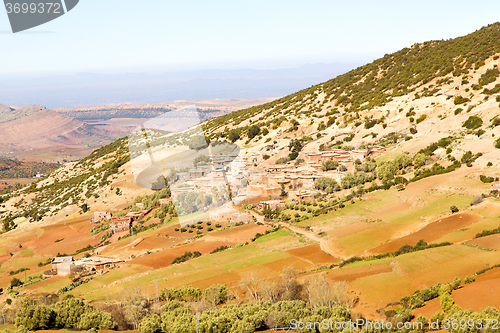 Image of dades valley in  