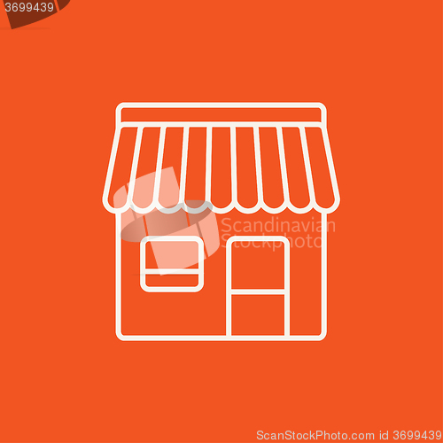 Image of Shop line icon.