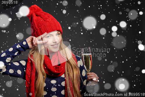 Image of Christmas, New Year, winter holidays celebration concept