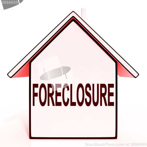 Image of Foreclosure House Means Repossession To Recover Debt