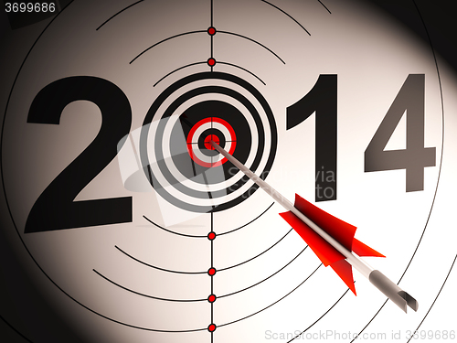 Image of 2014 Projection Target Shows Successful Future