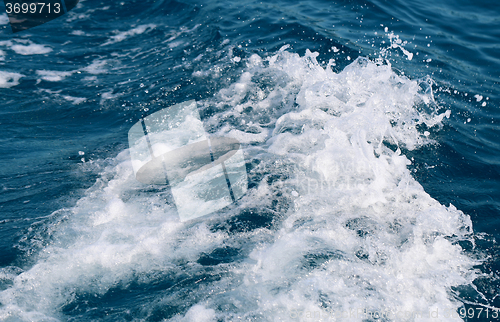 Image of Beautiful sea with waves 