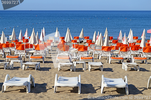 Image of Beautiful sun loungers 