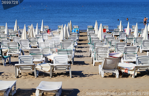 Image of Beautiful sun loungers 