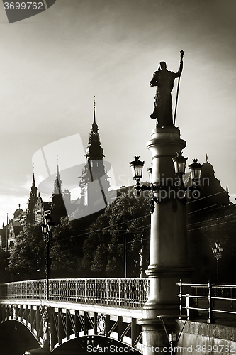 Image of Stockholm city in morning