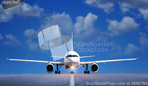 Image of Aircraft on runway