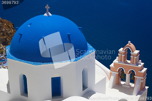 Image of Village of Oia in Santorini, Greece