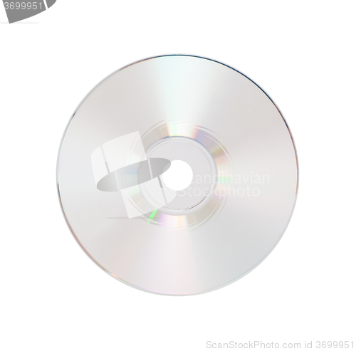 Image of CD or DVD isolated