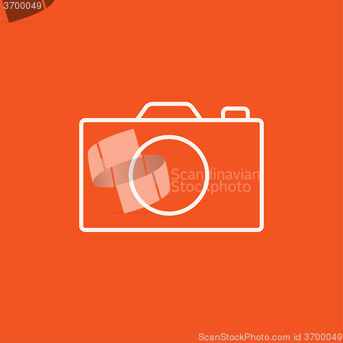 Image of Camera line icon.