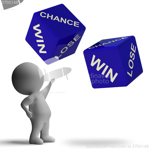 Image of Chance Win Lose Dice Showing Betting