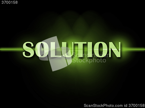 Image of Solution Word Shows Resolve Resolution Solving And Solved