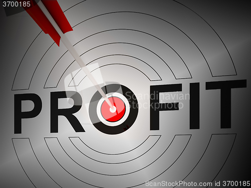 Image of Profit Shows Financial Growth Earning Revenue