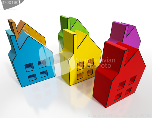 Image of House Symbols Means Houses For Sale