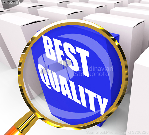 Image of Best Quality Packet Represents Premium Excellence and Superiorit