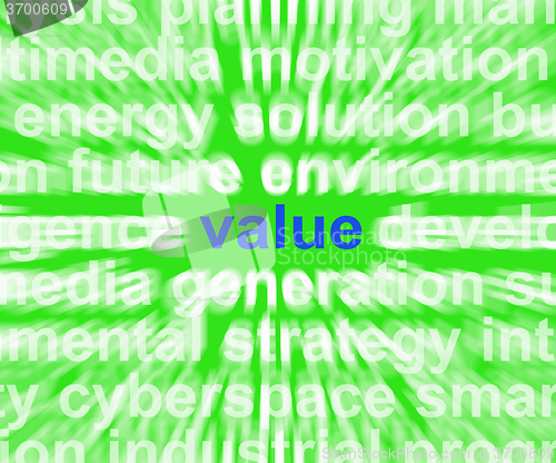 Image of Value Word Shows Quality Worth And Customer Satisfaction