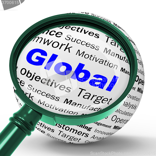 Image of Global Magnifier Definition Means International Communications O