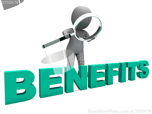 Image of Benefits Character Means Perks Favors Or Rewards\r