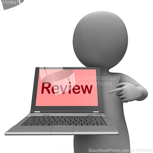 Image of Review Laptop Means Check Evaluate Or Examine