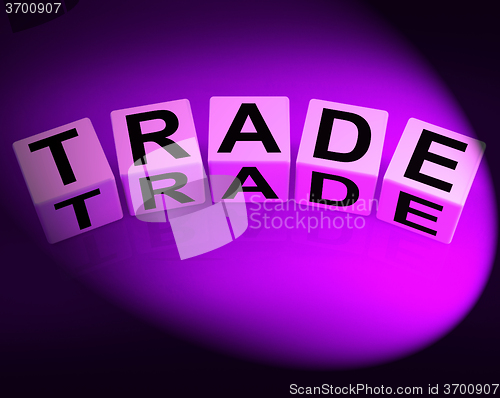 Image of Trade Dice Show Trading Forex Commerce and Industry