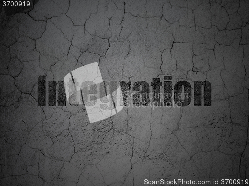 Image of Finance concept: Integration on grunge wall background